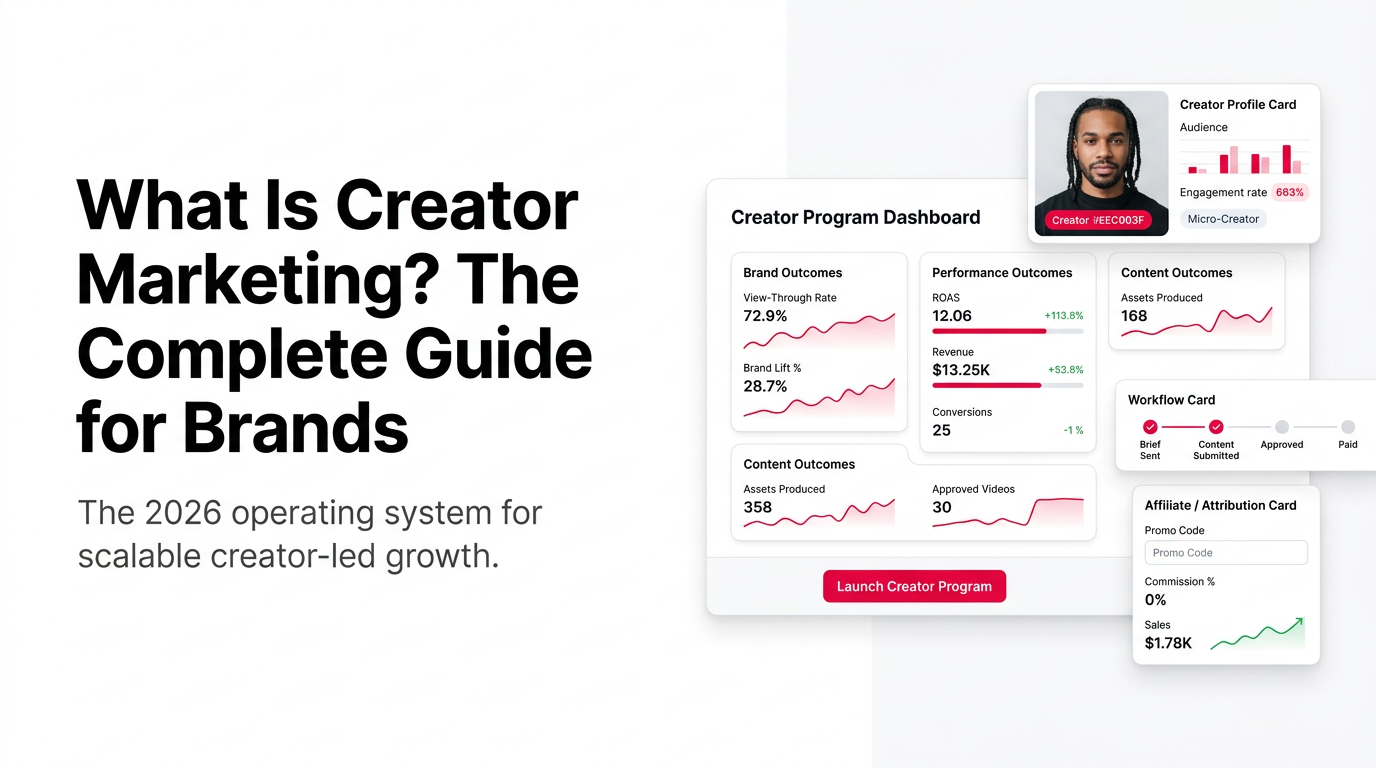 What Is Creator Marketing? The 2026 Brand Guide