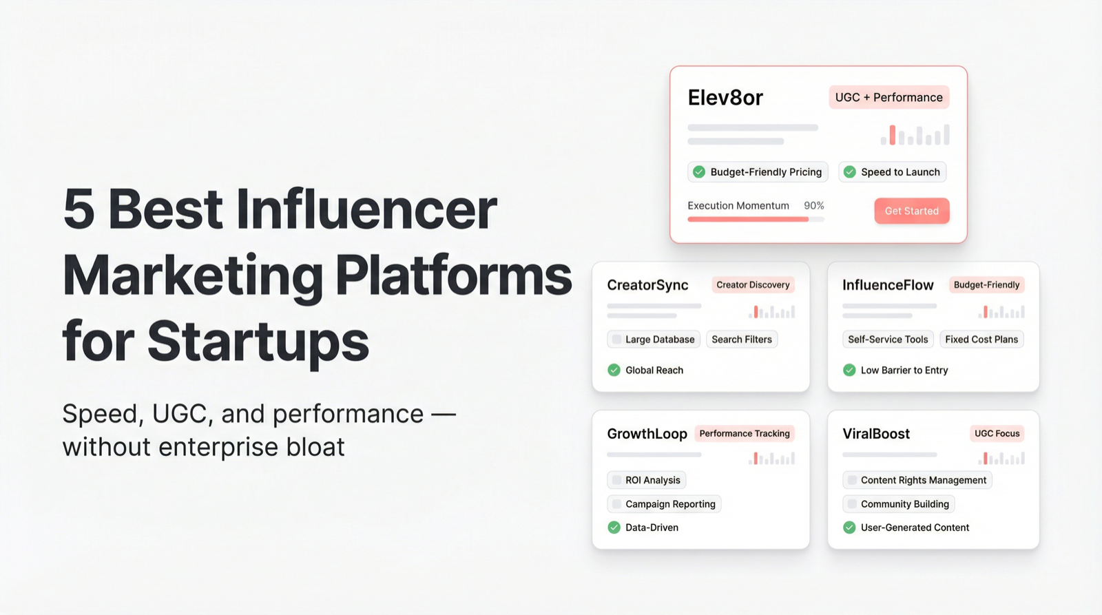 Best Influencer Marketing Platforms for Startups 2026