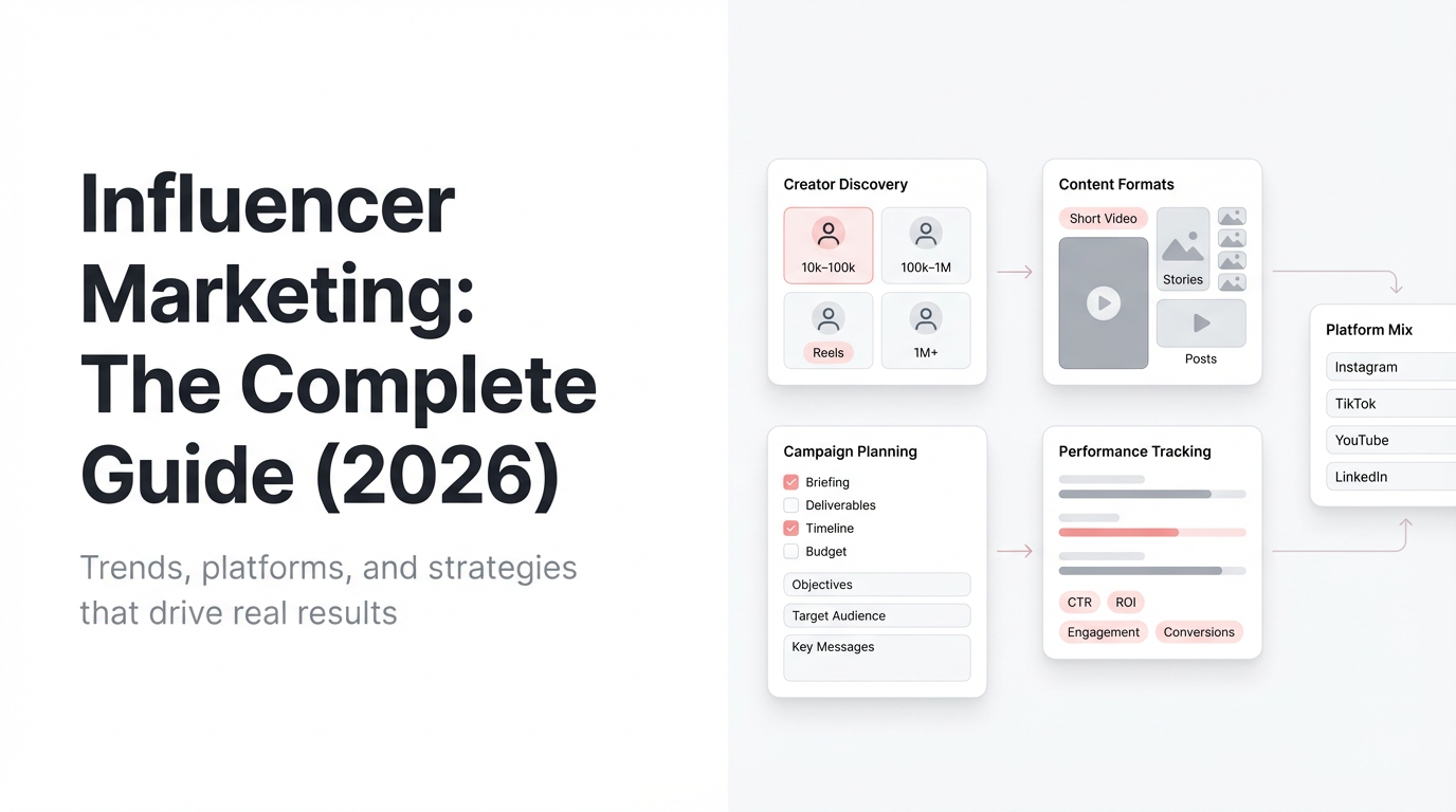 Influencer Marketing in 2026: The Complete Guide