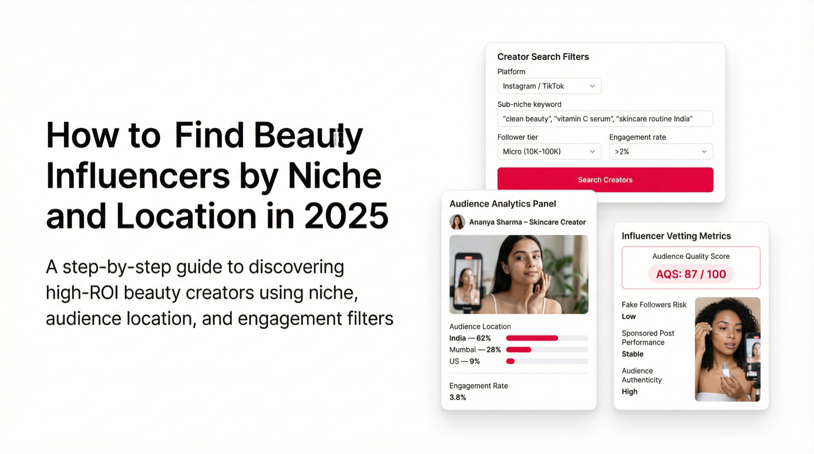 Find Beauty Creators by Niche and Location (2026 Guide)